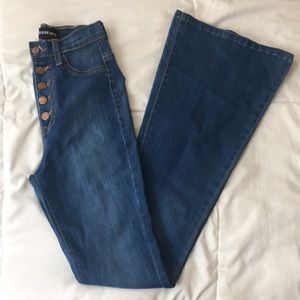 Fashion Nova high waisted flare jeans